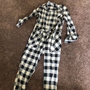 Gingham Jumpsuit